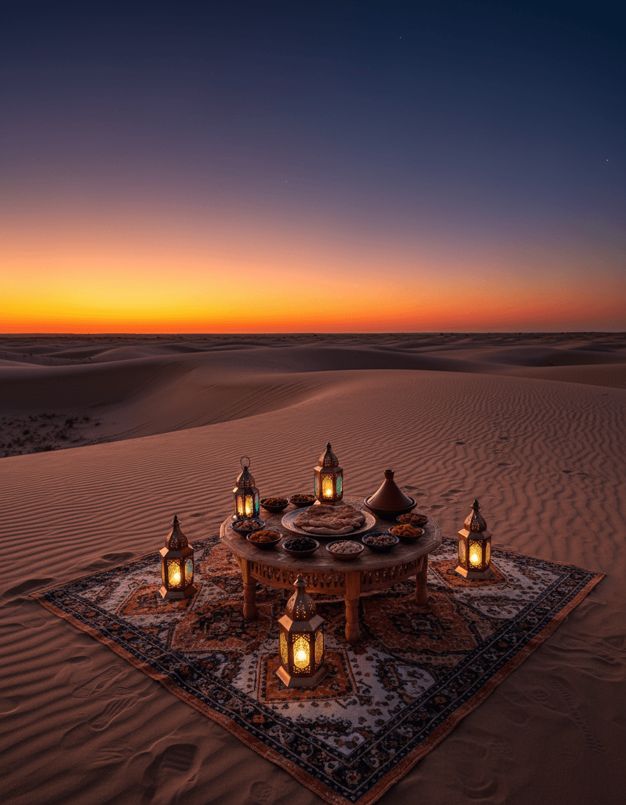 A night in the desert